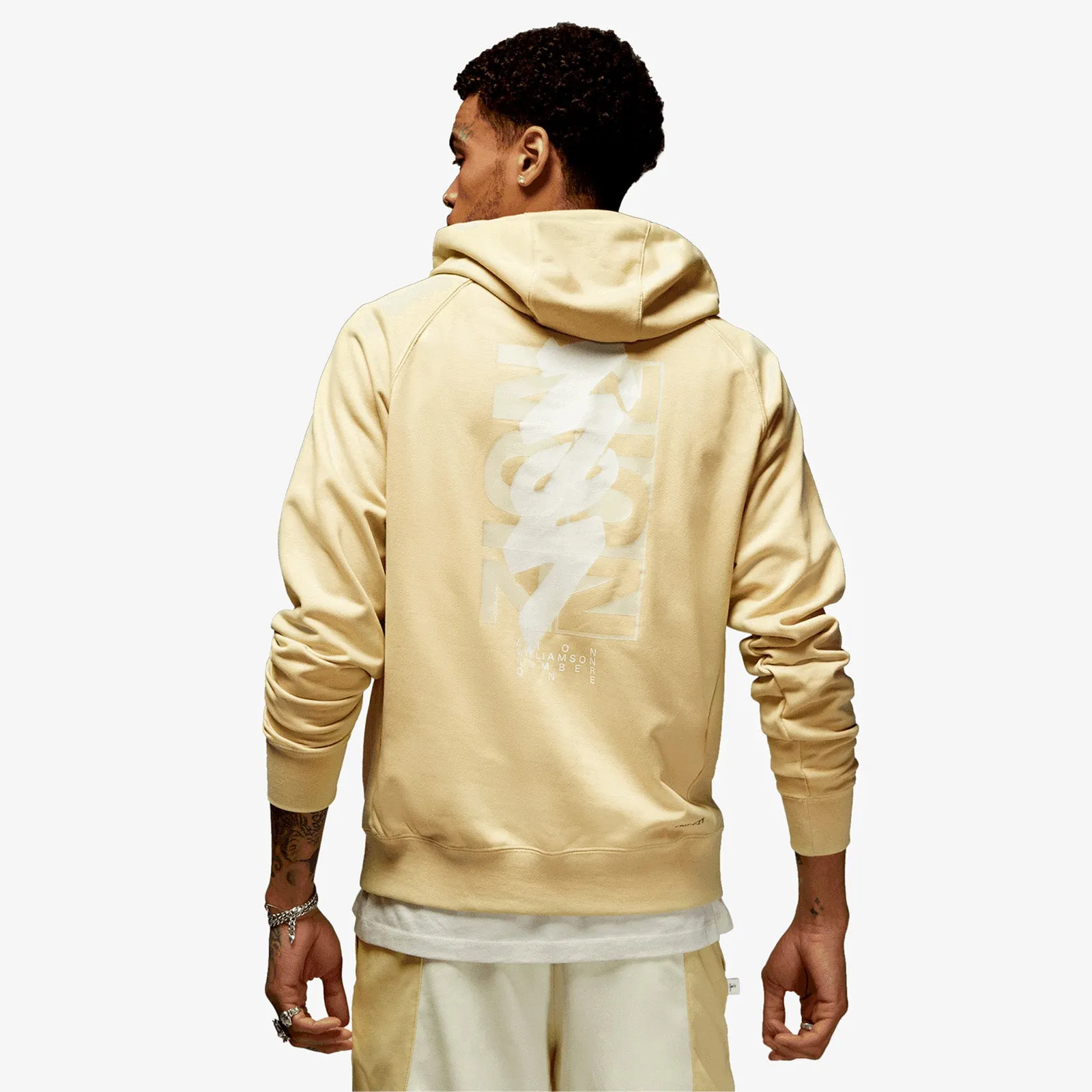 Jordan X Zion Number One Dri-FIT Fleece Hoodie - Gold