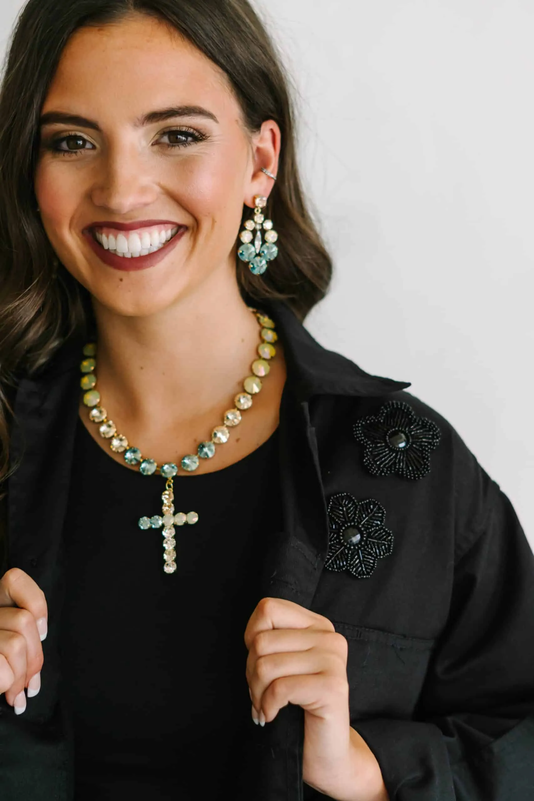 Josie Bruno Midnight Summer Cropped Jacket