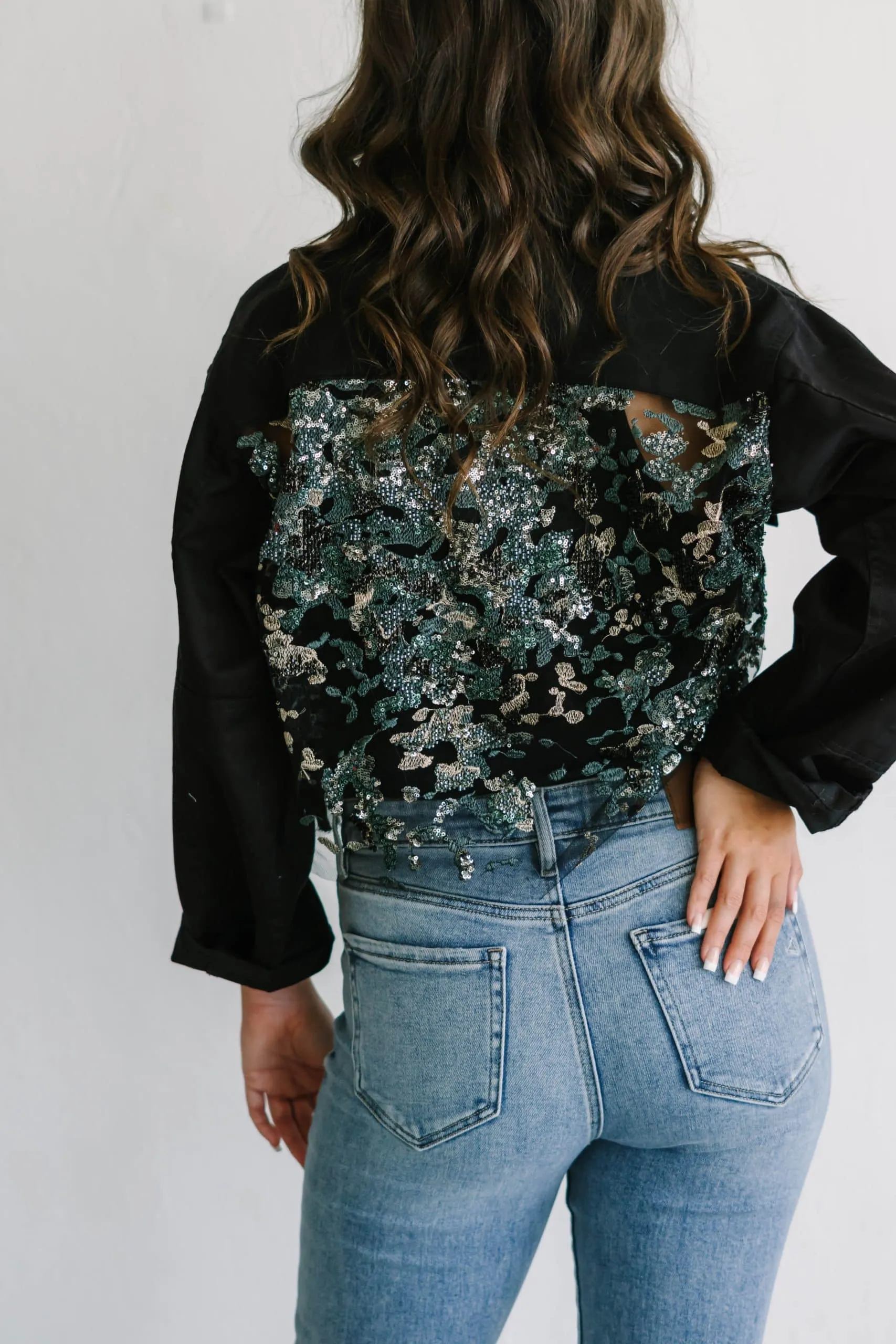 Josie Bruno Midnight Summer Cropped Jacket