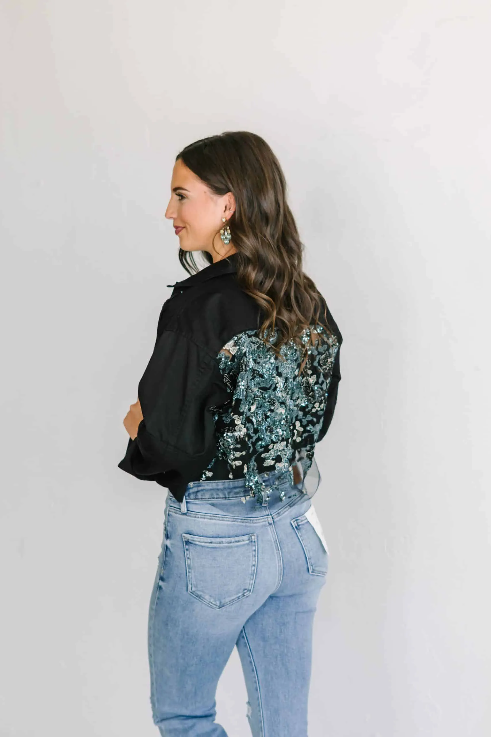 Josie Bruno Midnight Summer Cropped Jacket