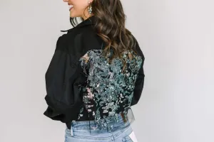 Josie Bruno Midnight Summer Cropped Jacket