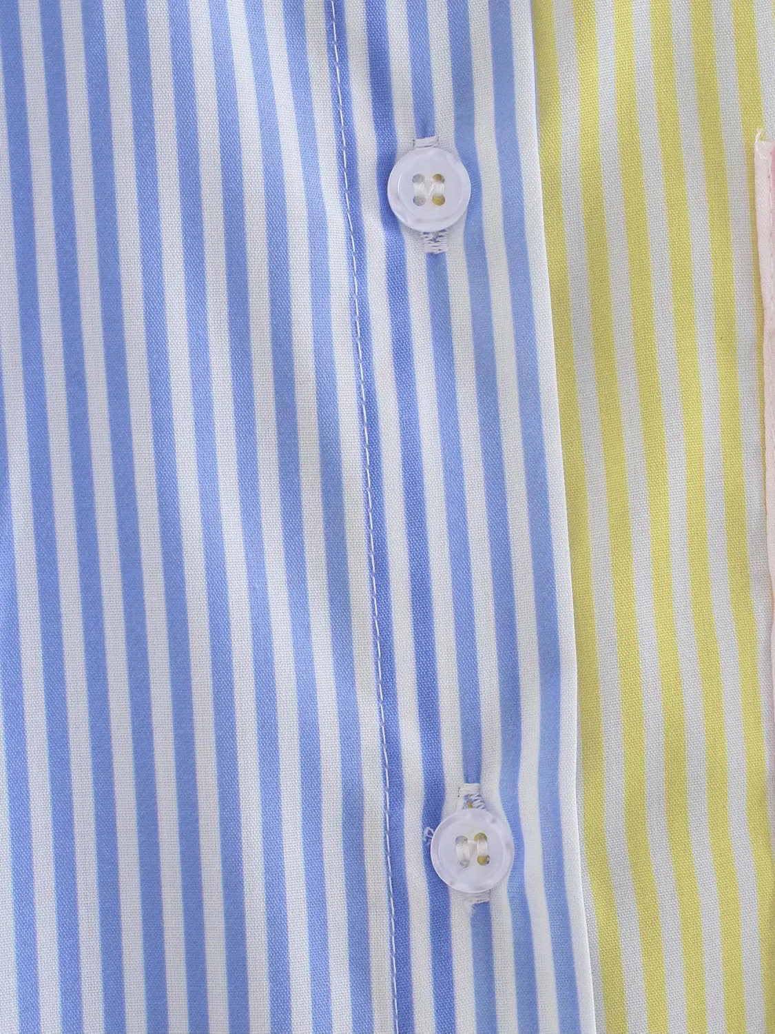 Jovy Pocketed Color Block Long Sleeve Shirt