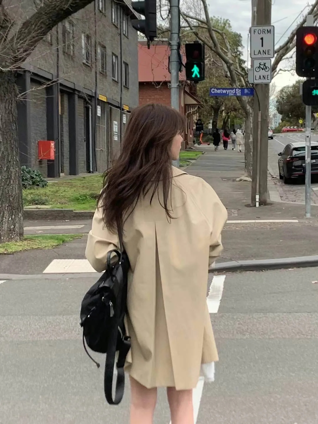 KALIN SHORT TRENCH BEIGE