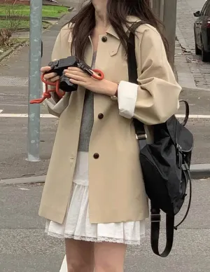 KALIN SHORT TRENCH BEIGE