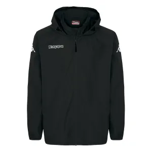 Kappa Martio Windbreaker Rain Jacket (Black)