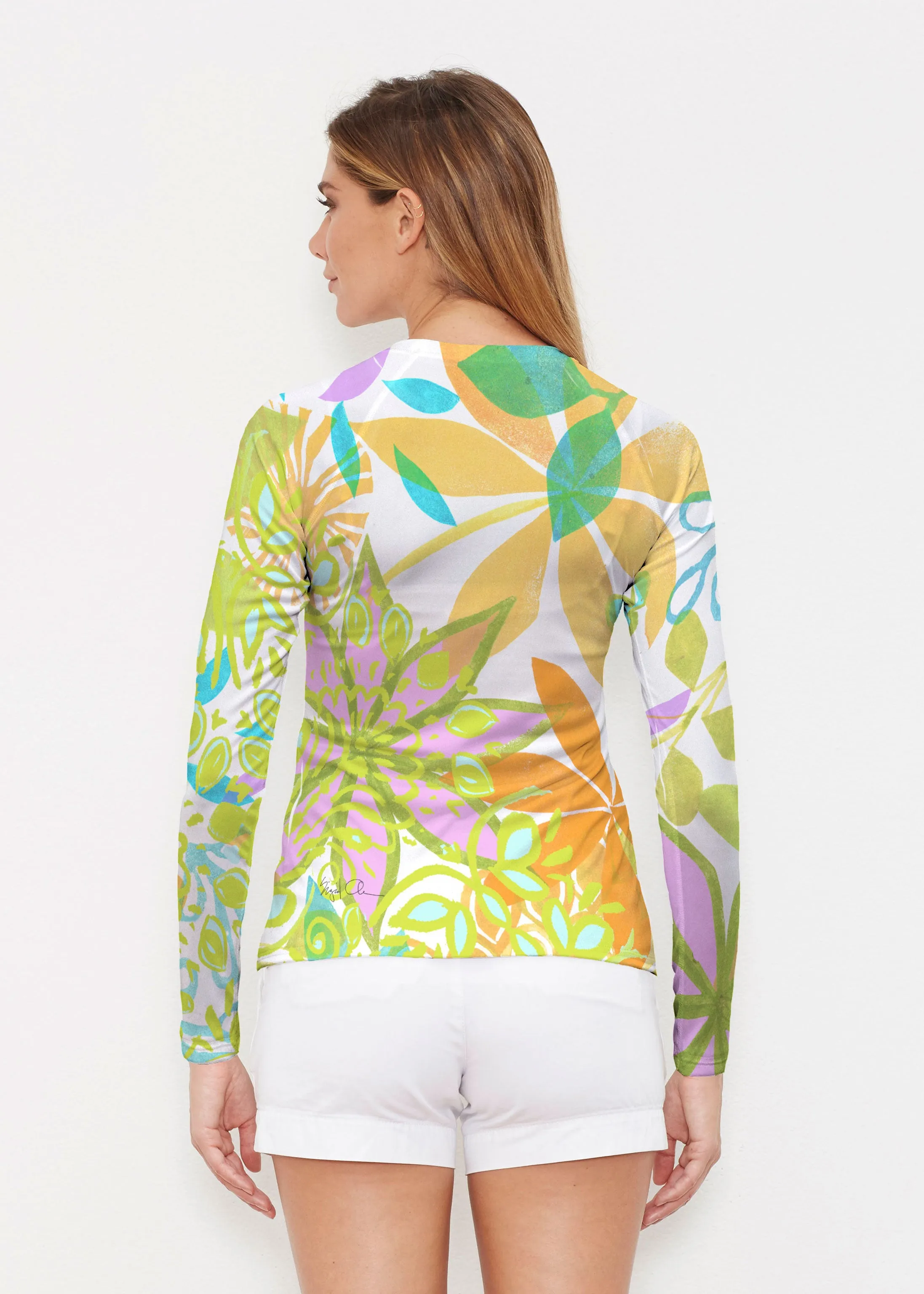 Kauai Lime (2301) ~ Long Sleeve Rash Guard