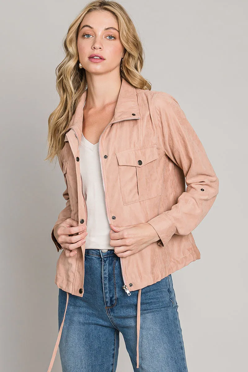 Kelly Cropped Utility Jacket