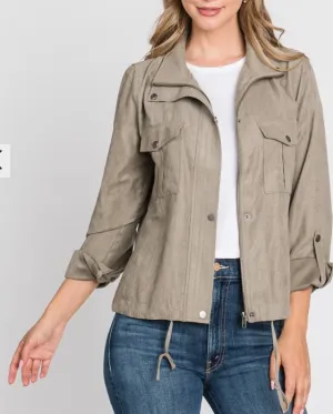 Kelly Cropped Utility Jacket