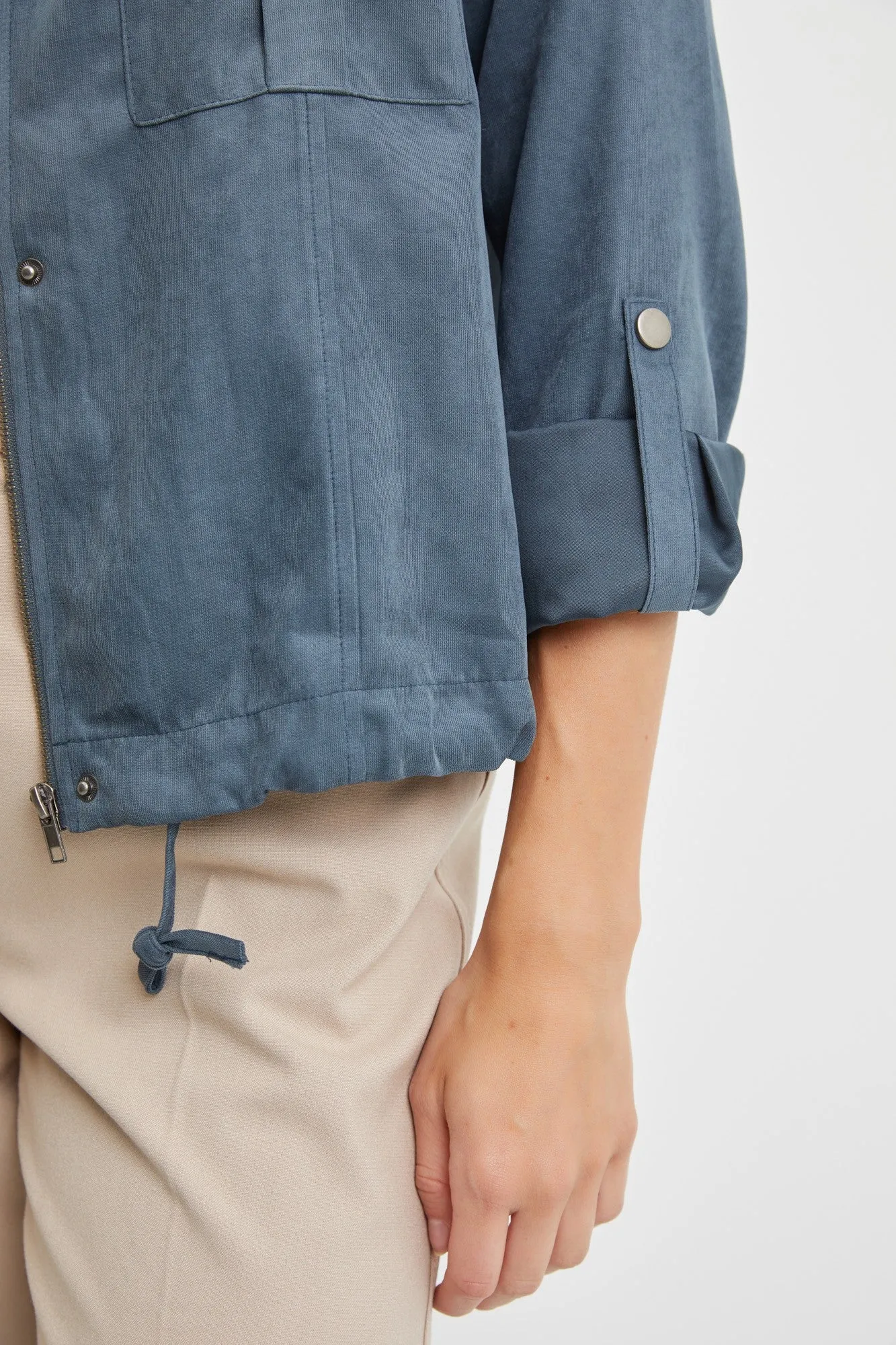 Kelly Cropped Utility Jacket