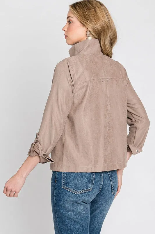 Kelly Cropped Utility Jacket