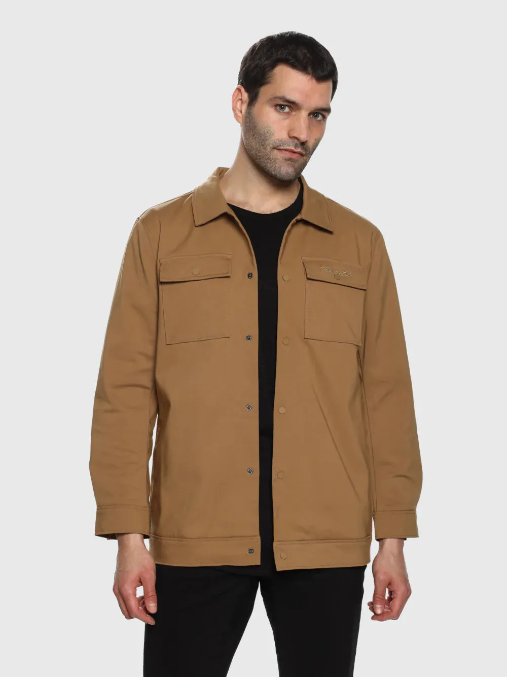 KHAKI UTILITY JACKET