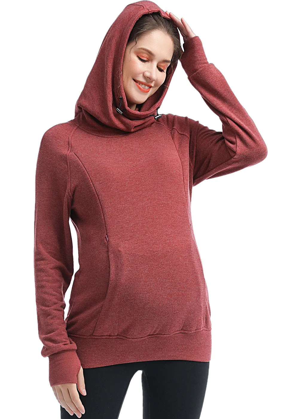 Kimi   Kai Maternity "Posie" Active Nursing Hoodie
