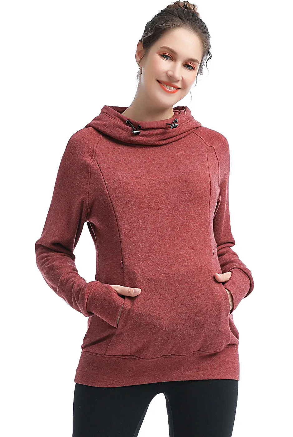 Kimi   Kai Maternity "Posie" Active Nursing Hoodie