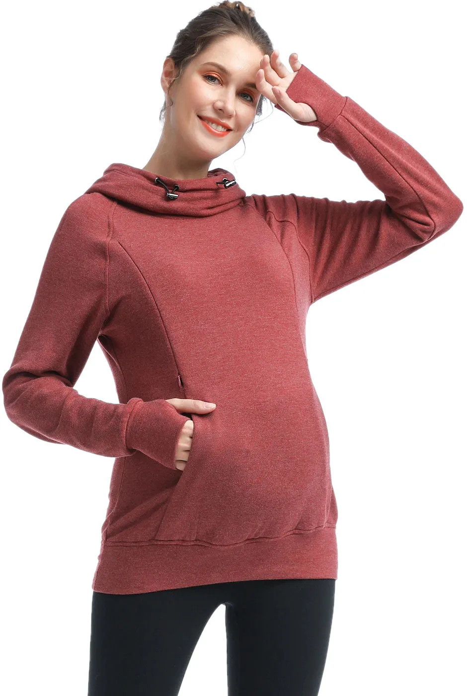 Kimi   Kai Maternity "Posie" Active Nursing Hoodie