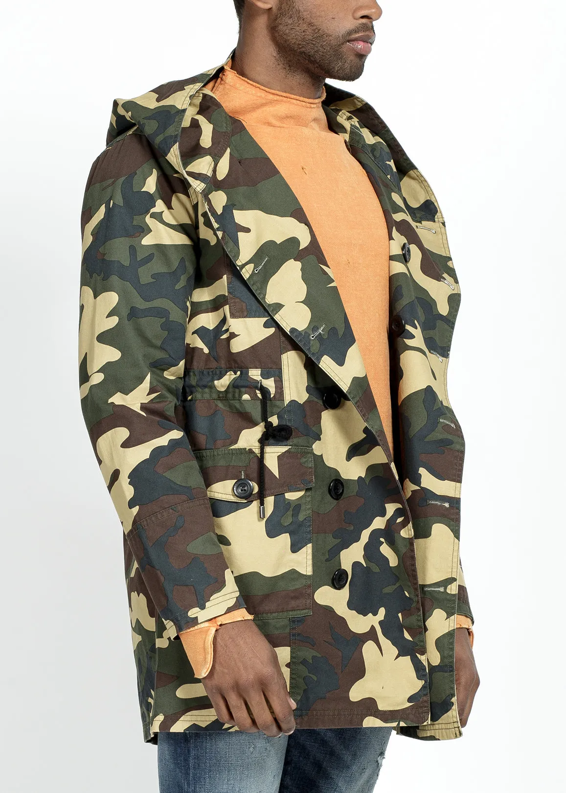 Konus Men's Pocket Front Utility Camo Jacket