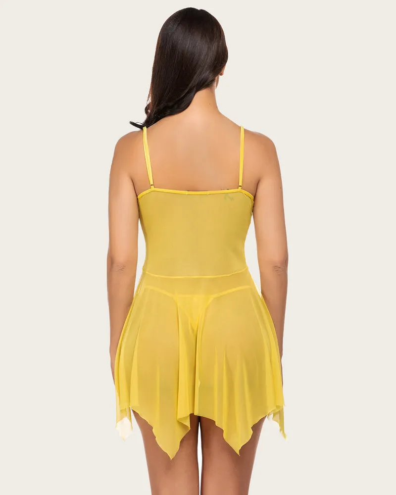 Lace Babydoll Sleepwear Outfits Plus Size Lingeries