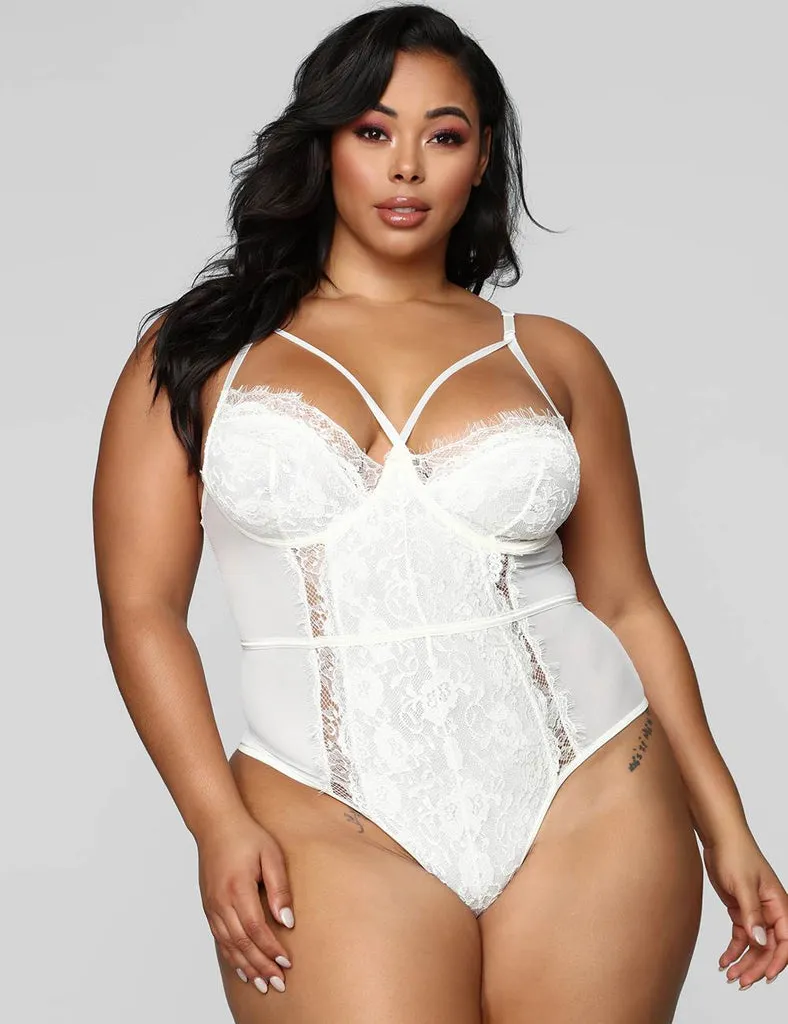 Lace High Quality Eyelash Lace Splice Sexy Egypt Bodysuit