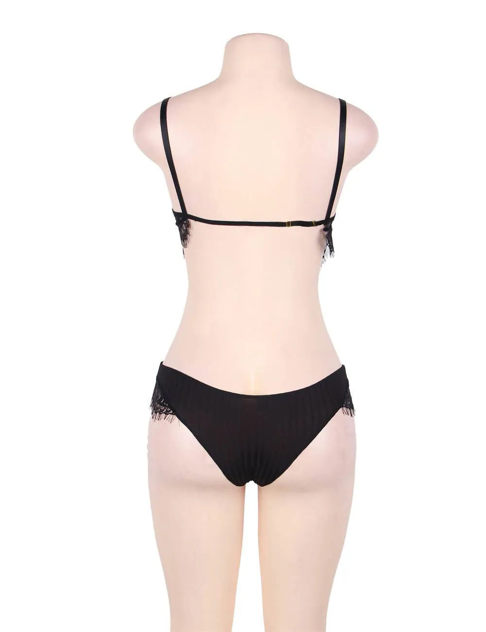 Lace Temptation 2pcs Bralette Lingerie Egypt Set