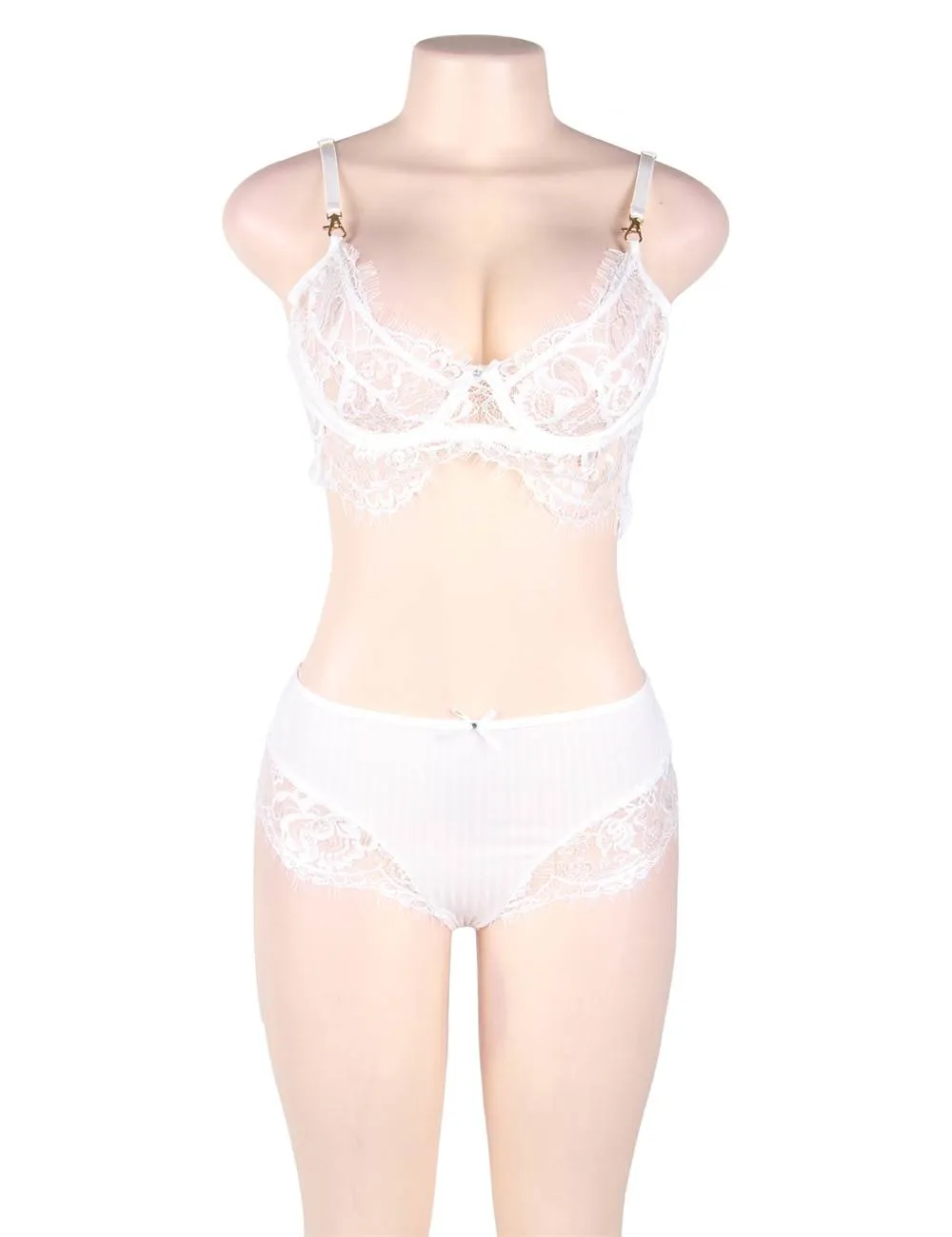 Lace Temptation 2pcs Bralette Lingerie Egypt Set