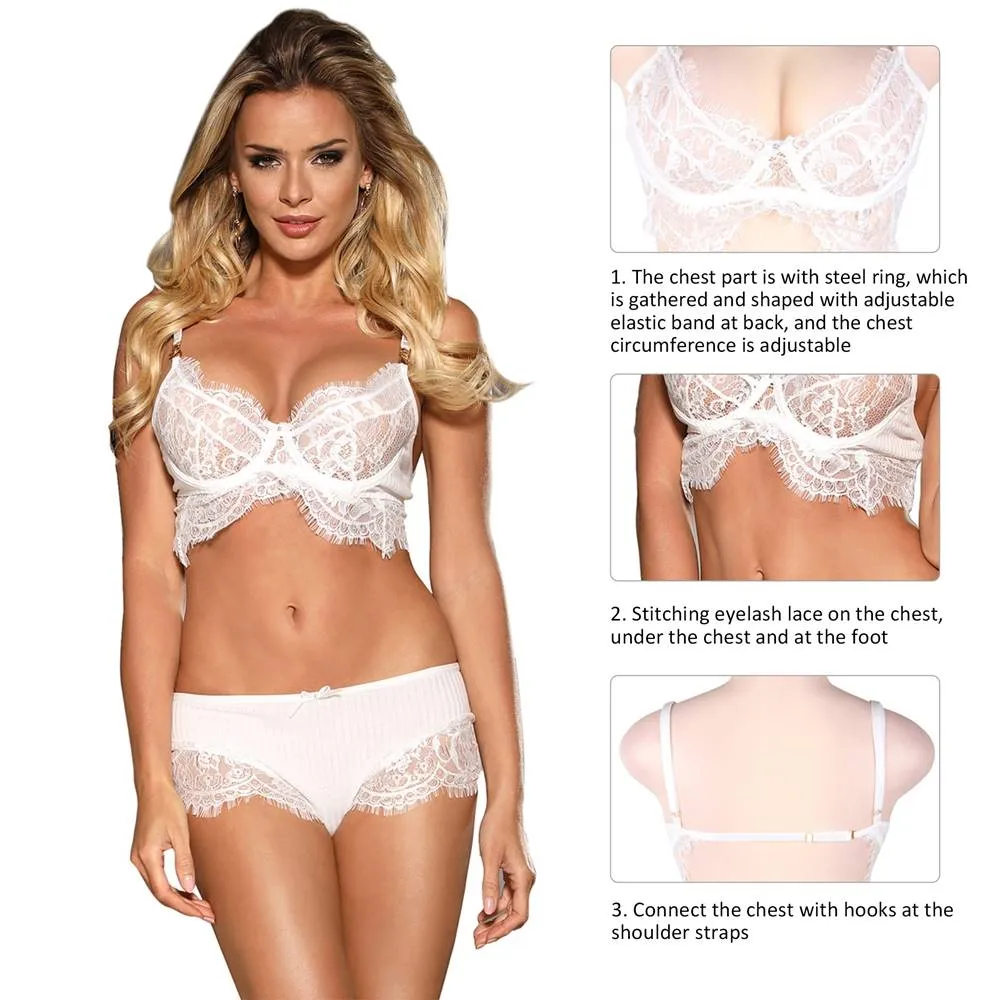 Lace Temptation 2pcs Bralette Lingerie Egypt Set
