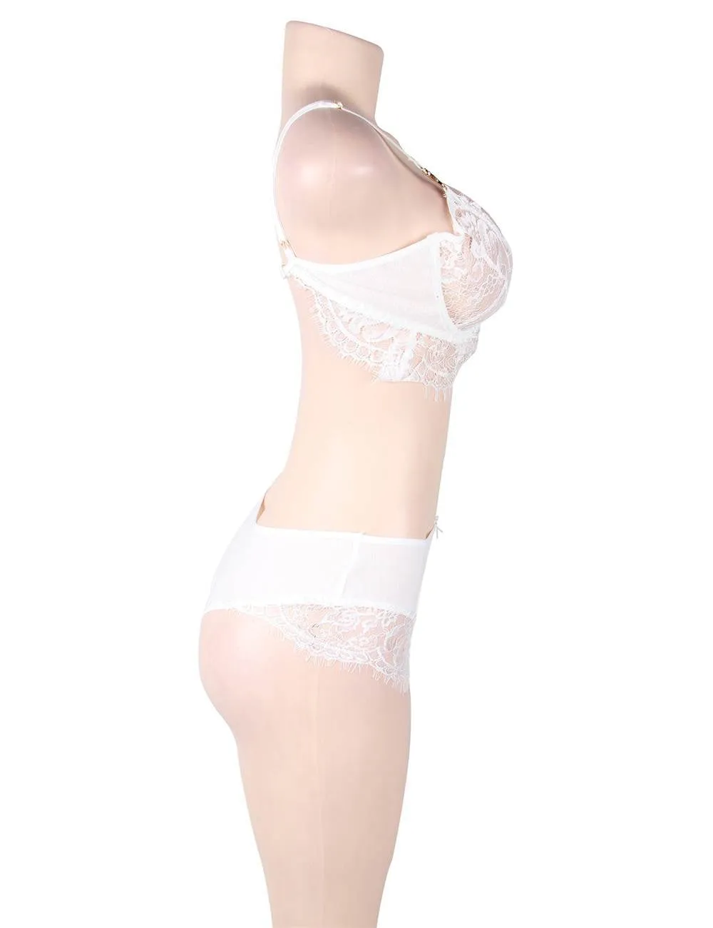 Lace Temptation 2pcs Bralette Lingerie Egypt Set