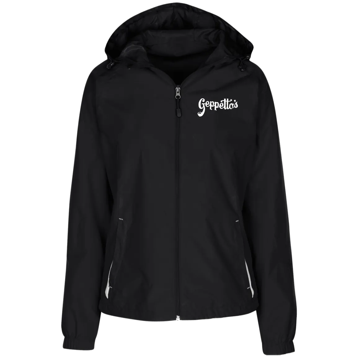 Ladies' Jersey-Lined Hooded Windbreaker