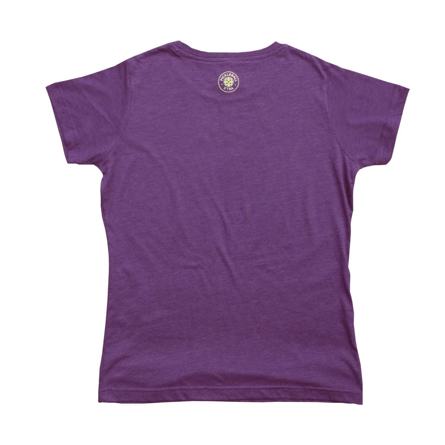 Ladies Pickleball Swoosh T-Shirt - Vintage Casual Cotton Blend