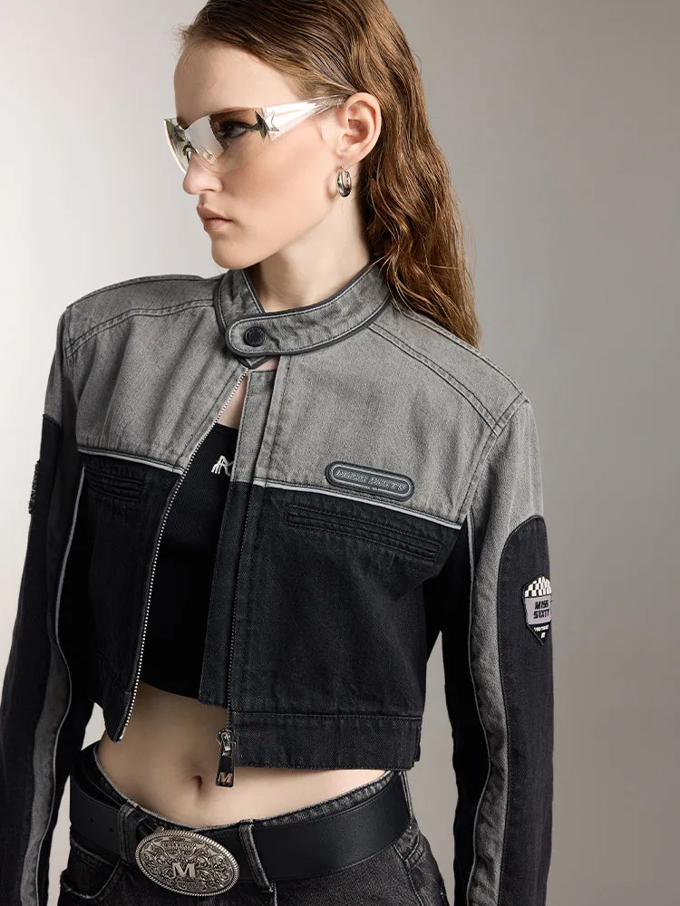 Lapel Denim Jacket