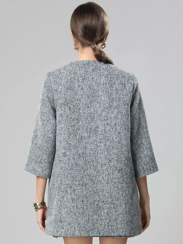 Lara Sequins Appliques Coat