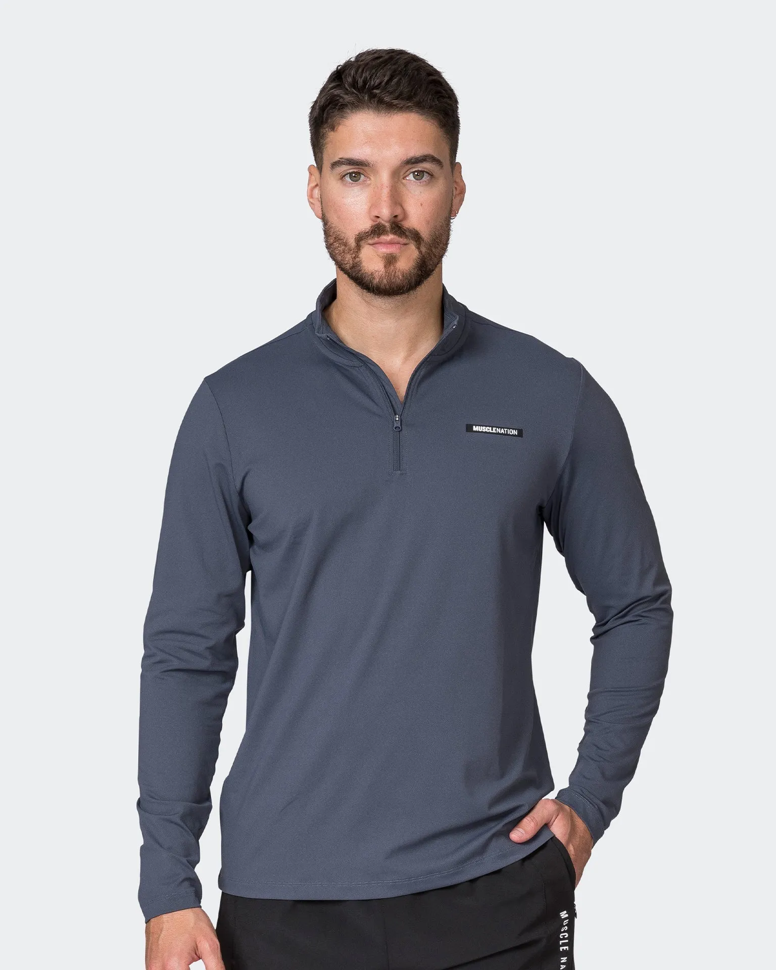 Legacy Long Sleeve Quarter Zip - Thunder