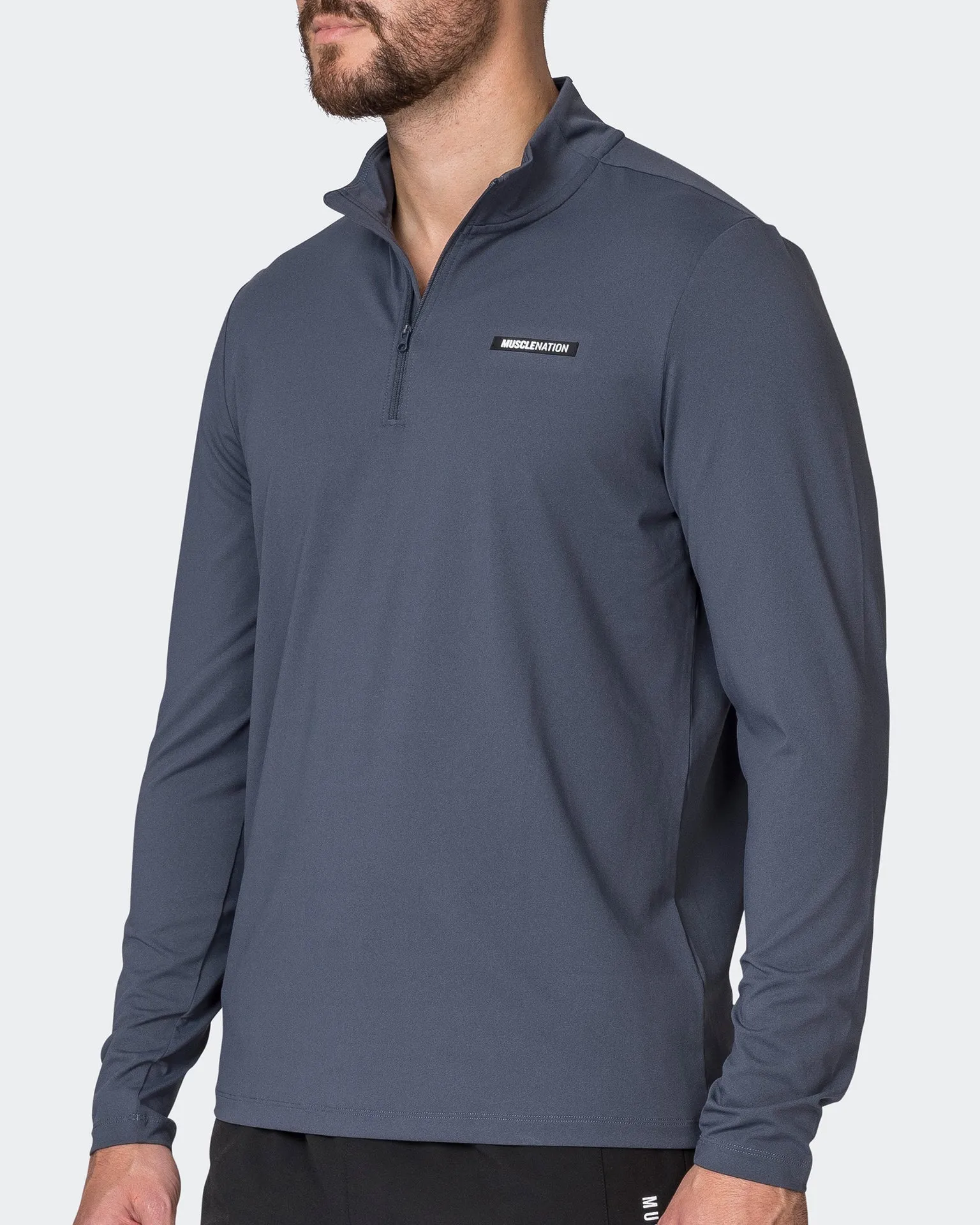 Legacy Long Sleeve Quarter Zip - Thunder
