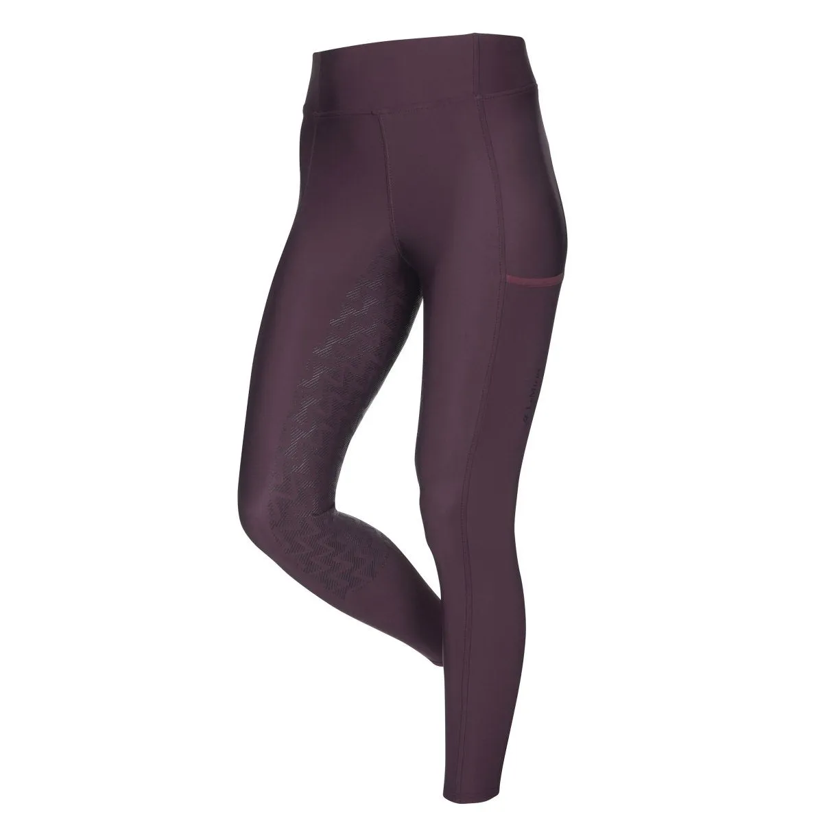 LeMieux Summer Active Wear Pull On Breeches Aubergine