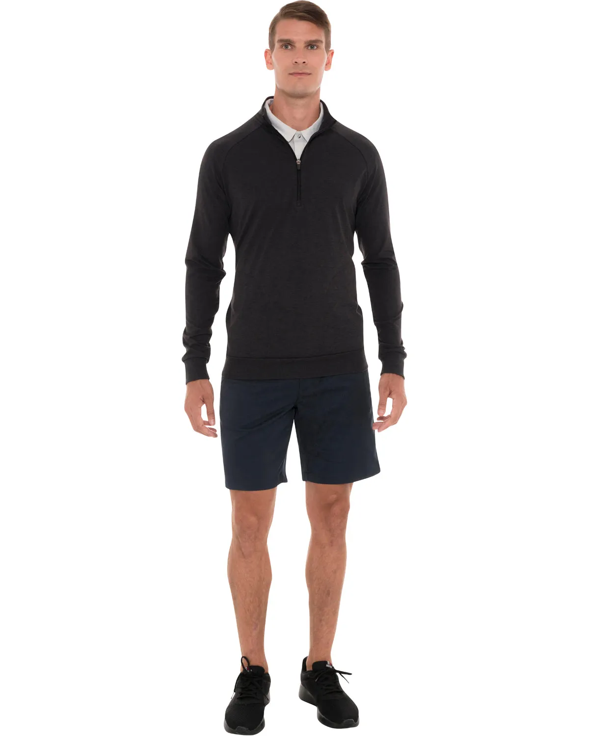 Lightweight Dry-Fit Half-Zip Raglan Pullover