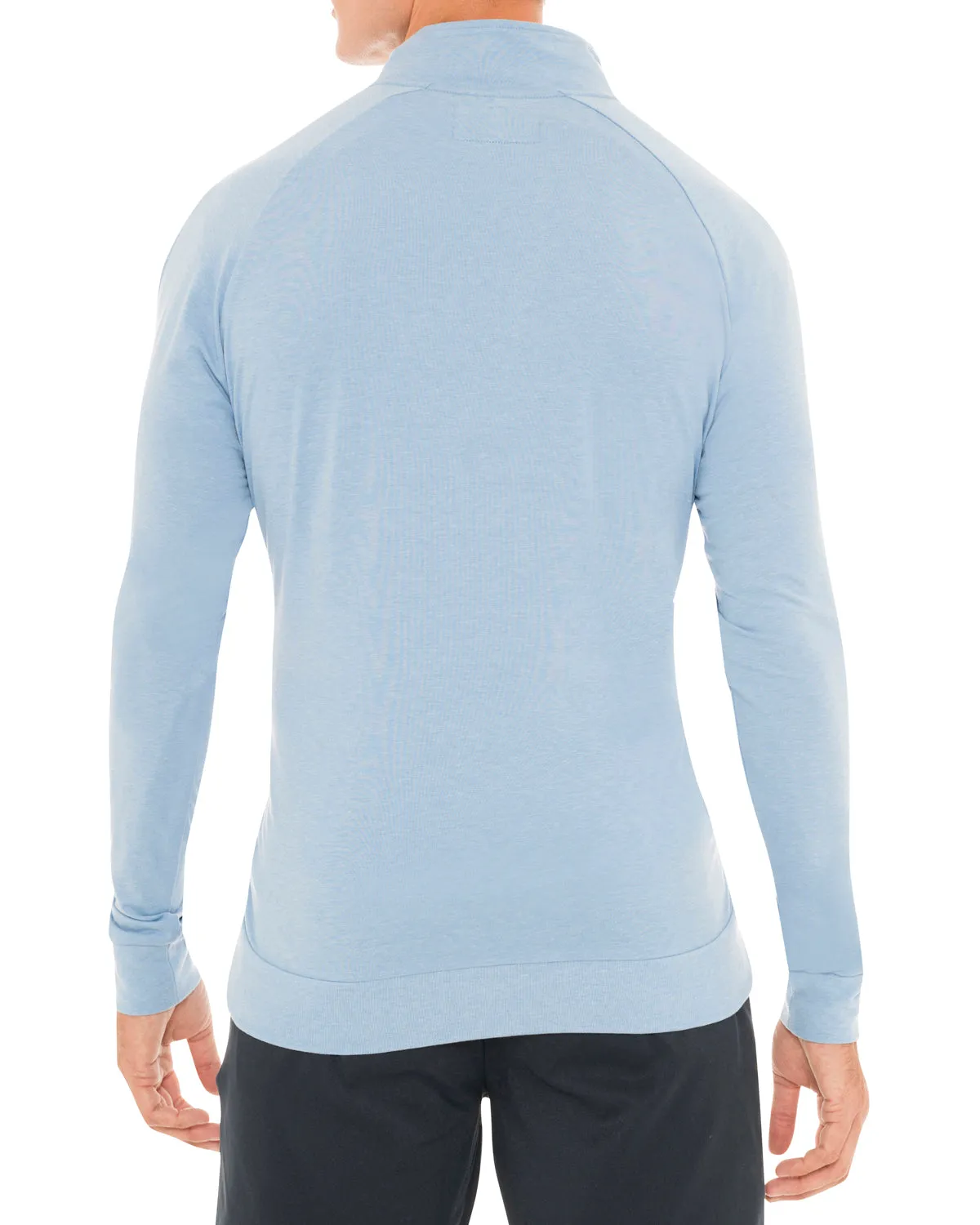 Lightweight Dry-Fit Half-Zip Raglan Pullover
