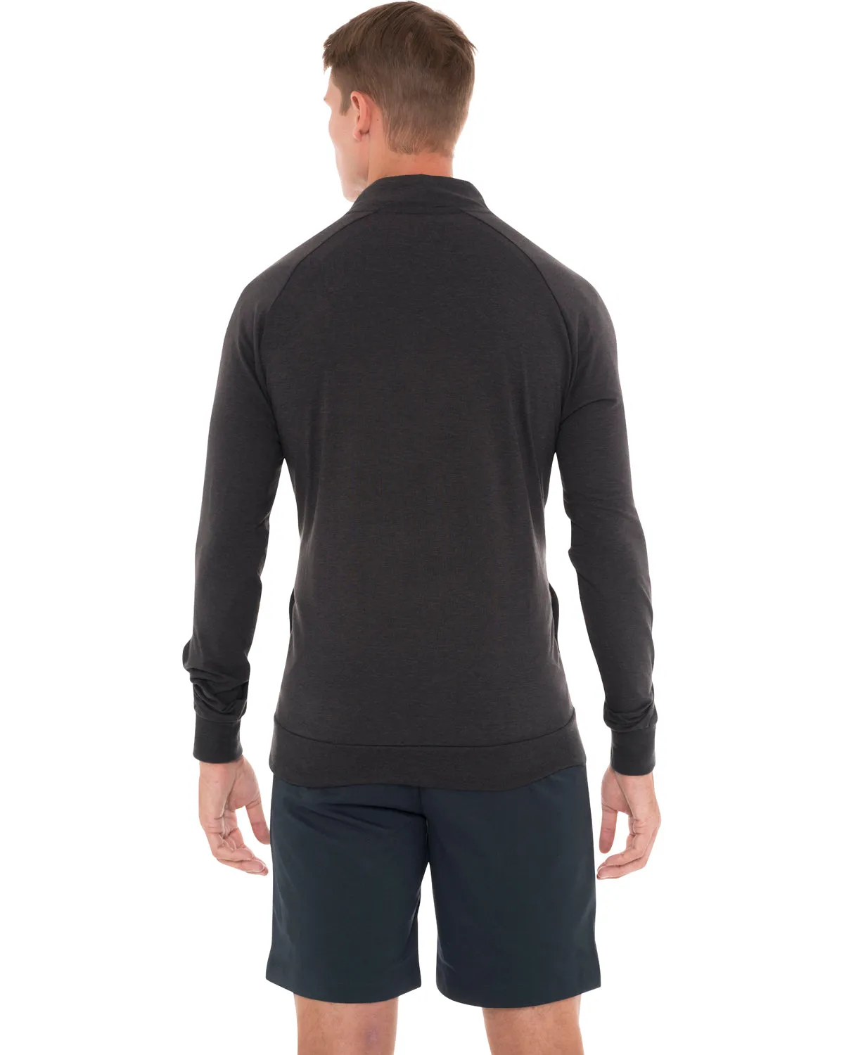 Lightweight Dry-Fit Half-Zip Raglan Pullover
