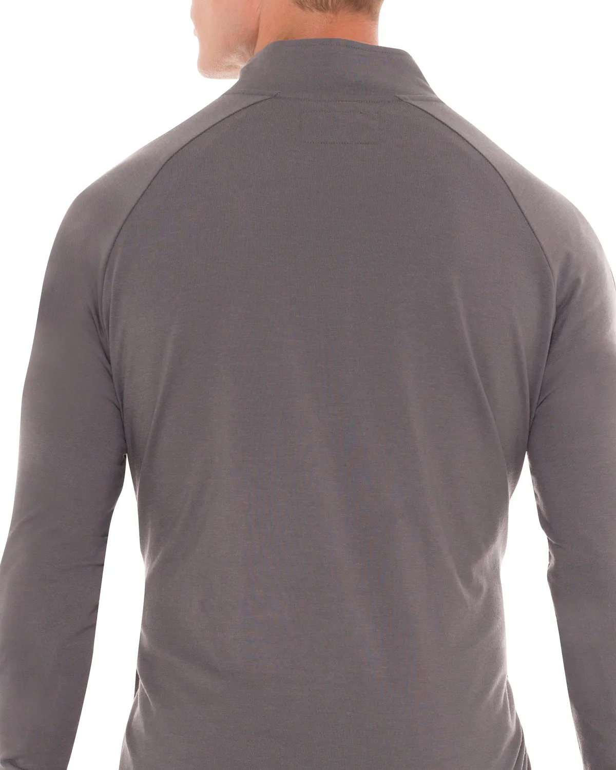 Lightweight Dry-Fit Half-Zip Raglan Pullover