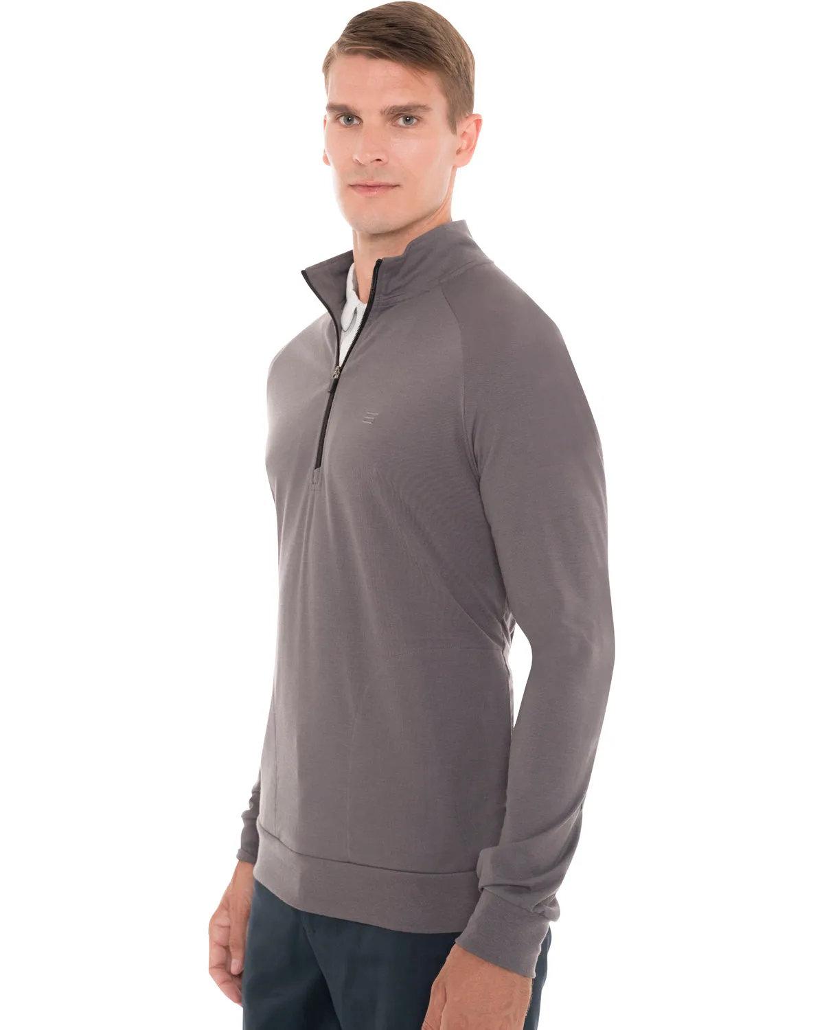 Lightweight Dry-Fit Half-Zip Raglan Pullover