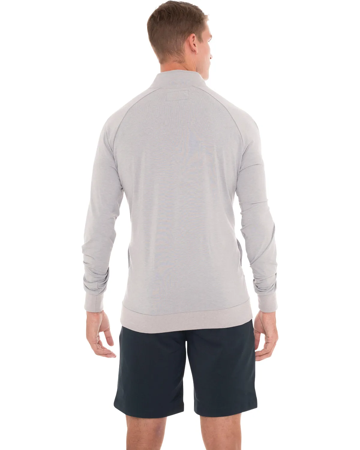Lightweight Dry-Fit Half-Zip Raglan Pullover