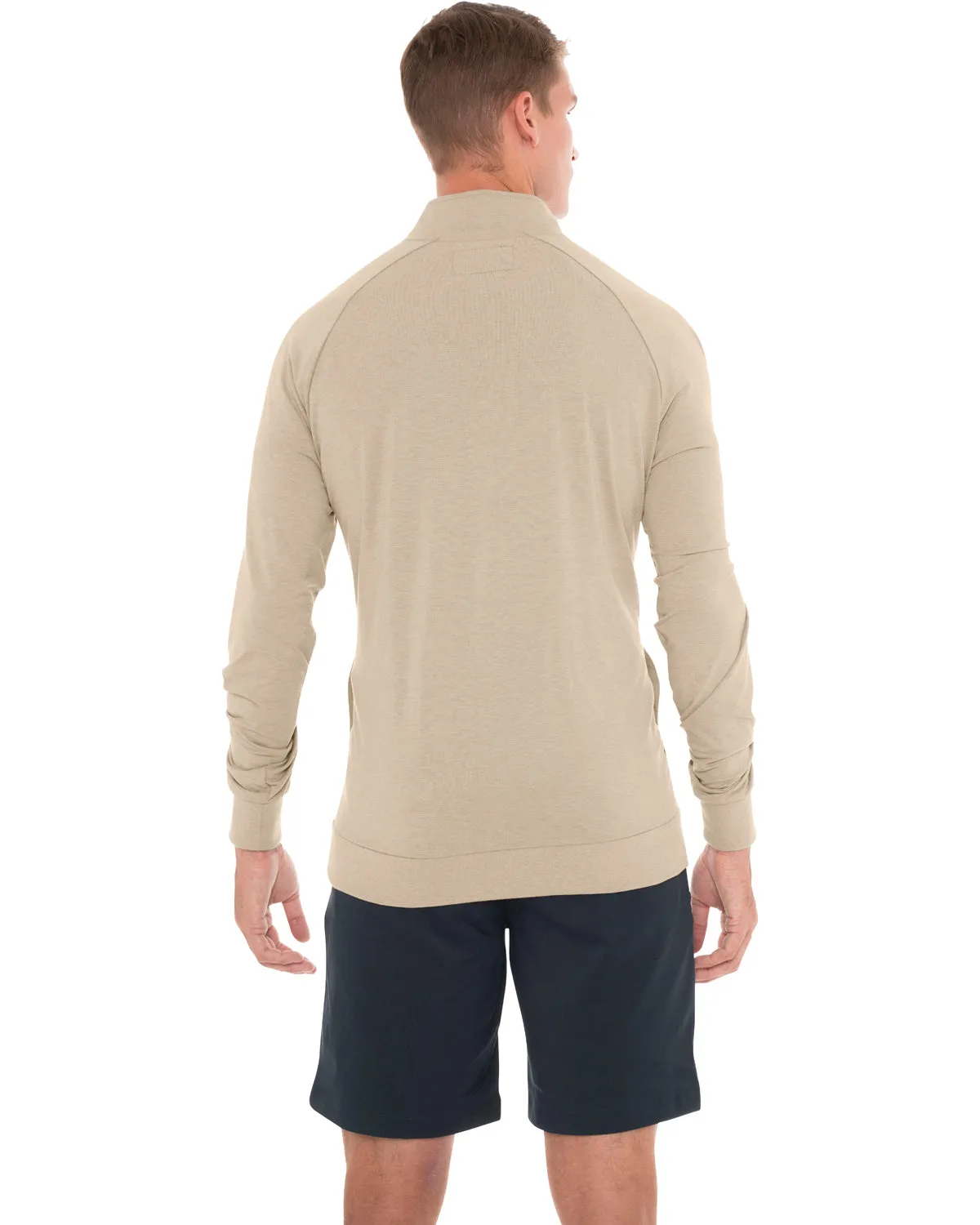 Lightweight Dry-Fit Half-Zip Raglan Pullover