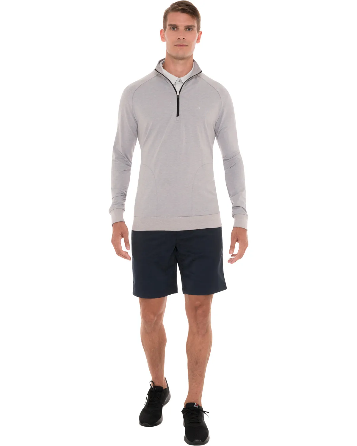 Lightweight Dry-Fit Half-Zip Raglan Pullover