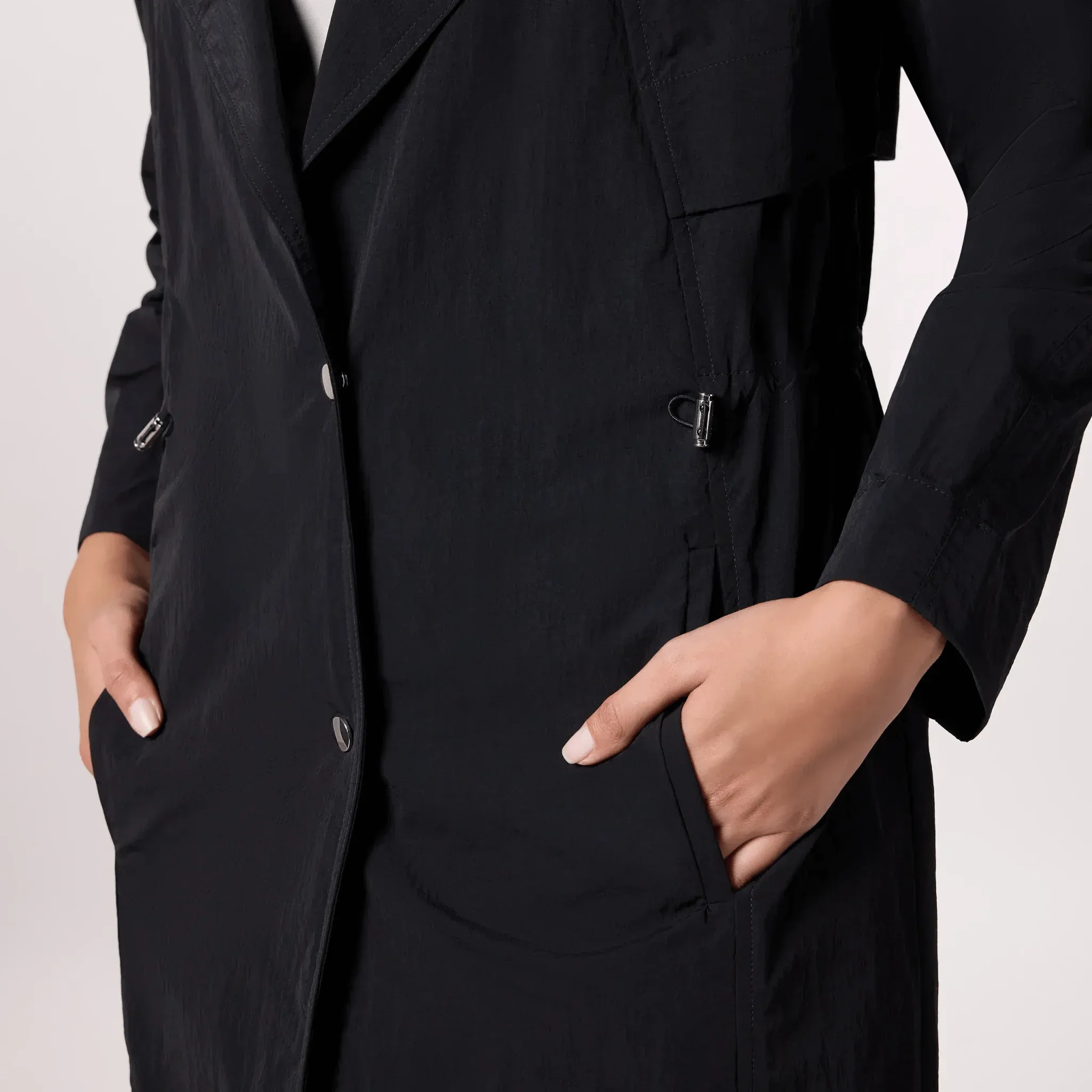 Lightweight Trench Coat - SEASONAL BLACK