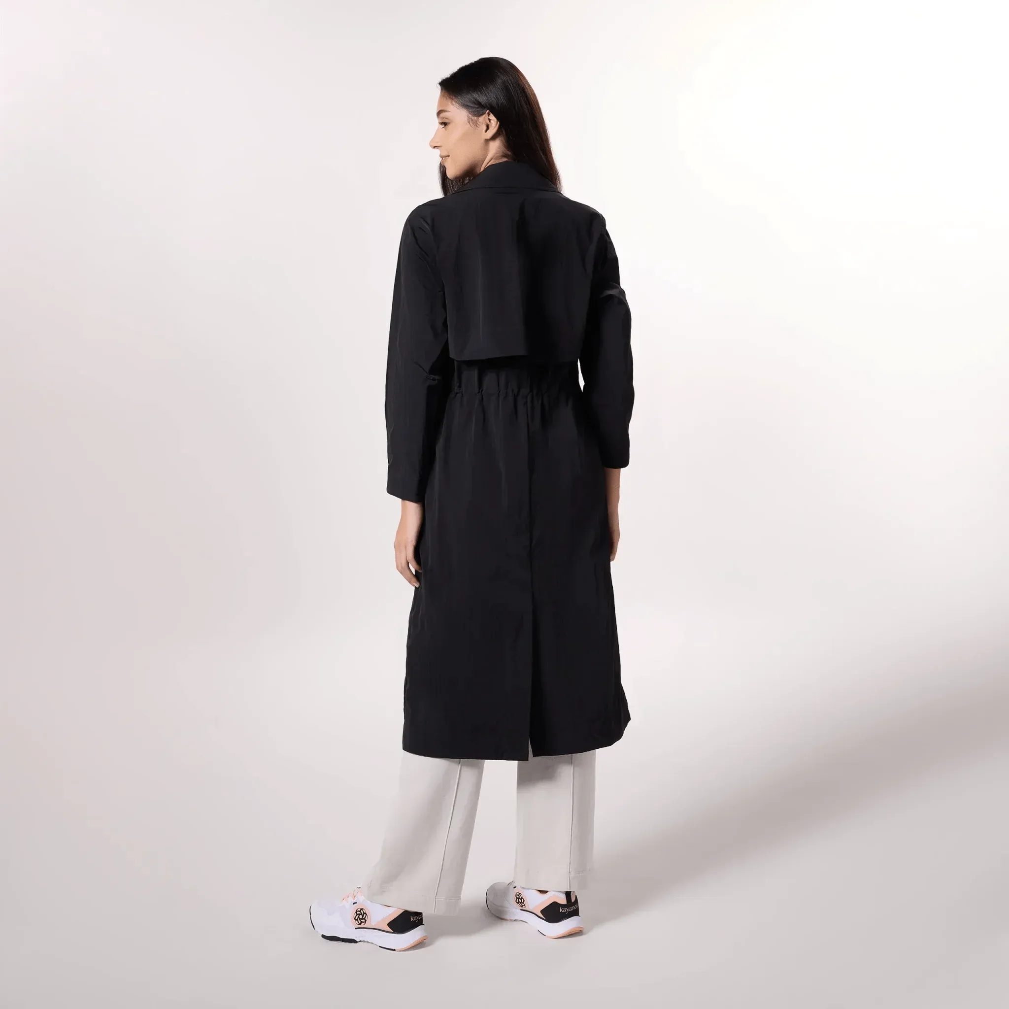 Lightweight Trench Coat - SEASONAL BLACK