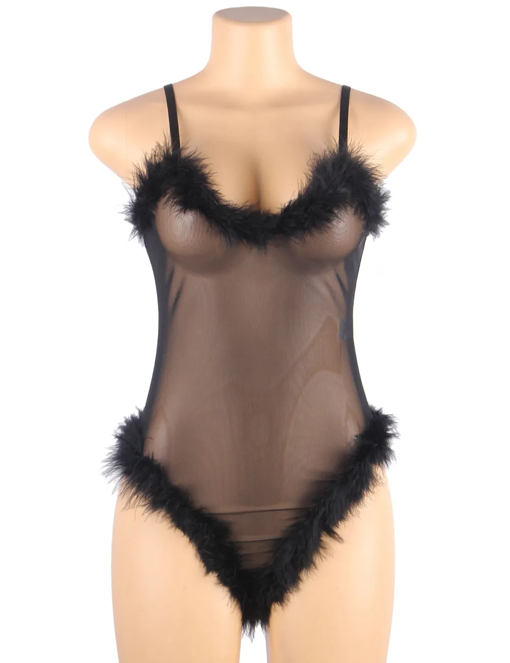 Long Sleeves Fur Nightgowns and Teddy Lingerie Egypt Robe