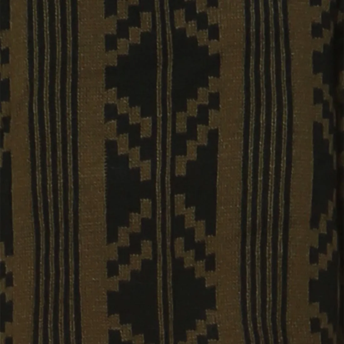 Long Trench Cardigan Tribal Sweater Geometric Olive Green