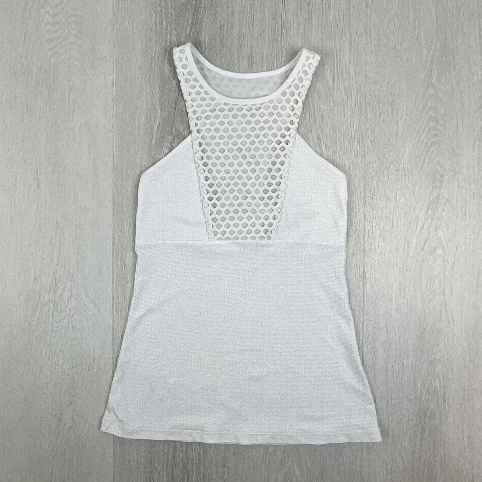 Lorna Jane Womens White Activewear Tank Top Size XS Approx