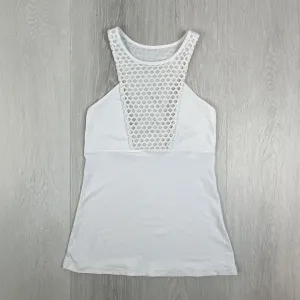 Lorna Jane Womens White Activewear Tank Top Size XS Approx