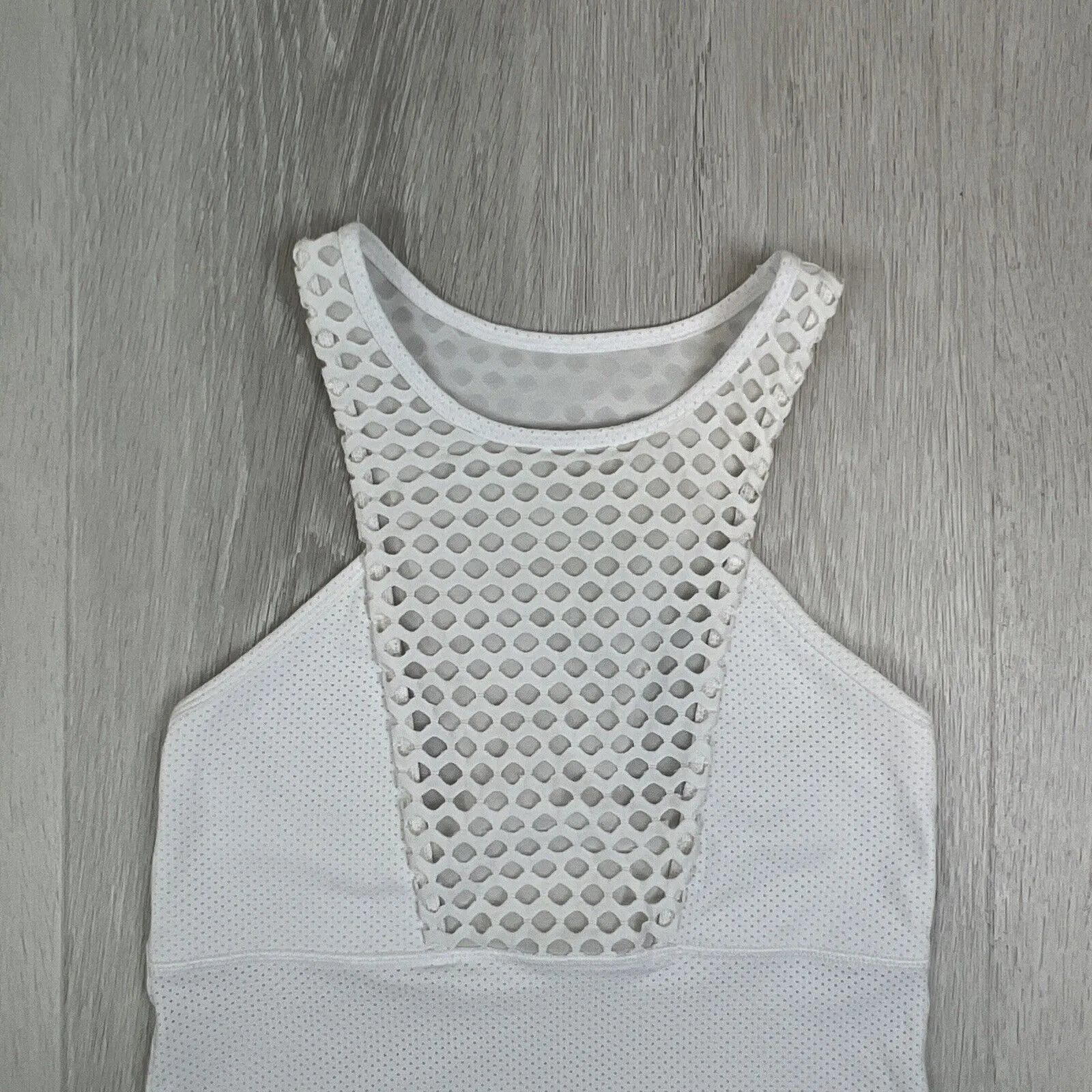 Lorna Jane Womens White Activewear Tank Top Size XS Approx