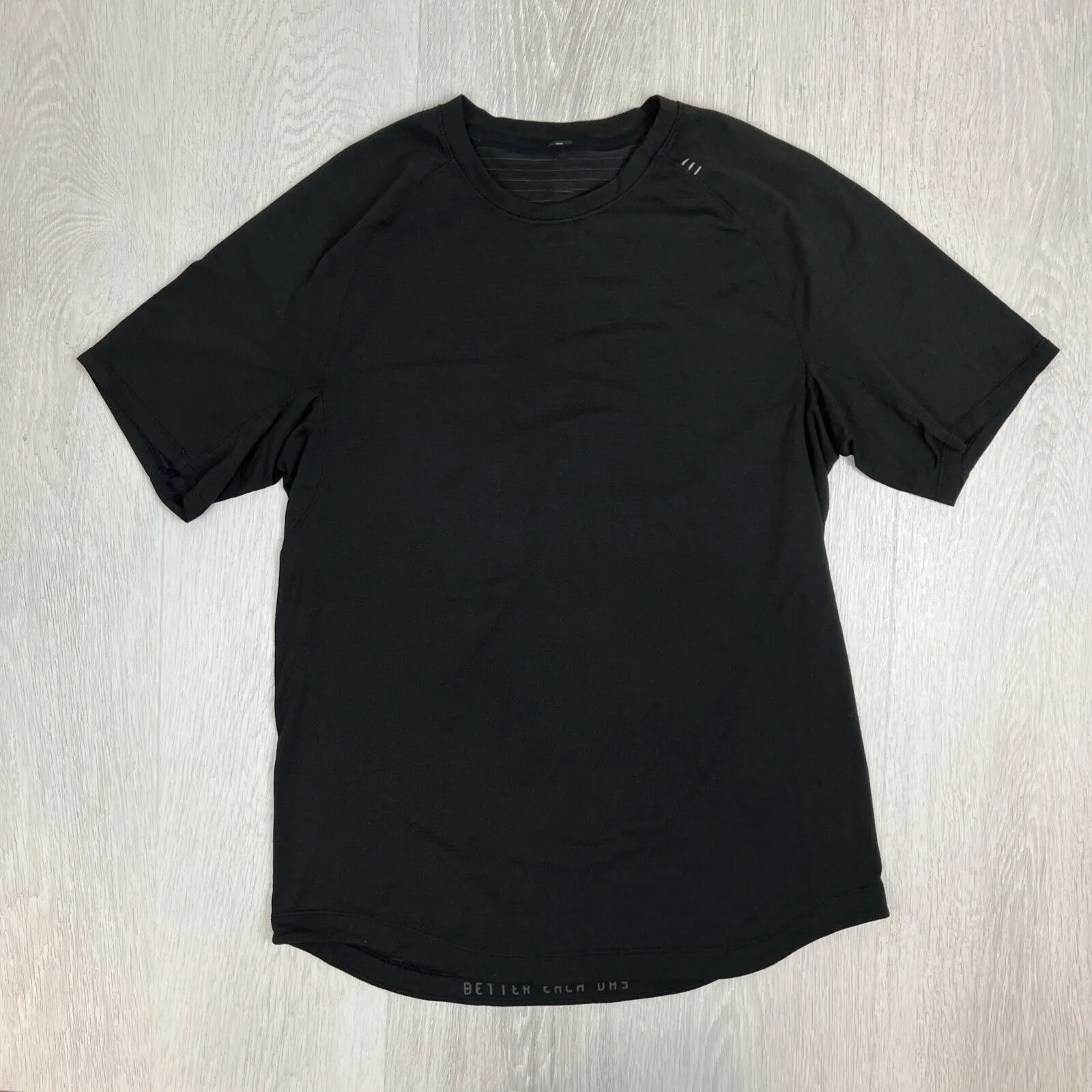 Lululemon Black Activewear T-Shirt Size Small Approx