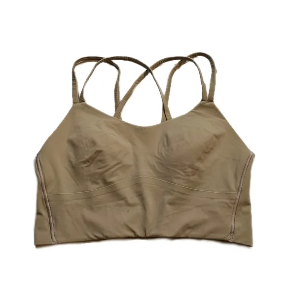 Lululemon Like a Cloud Longline Bra B/C (Almond Butter) Size 6