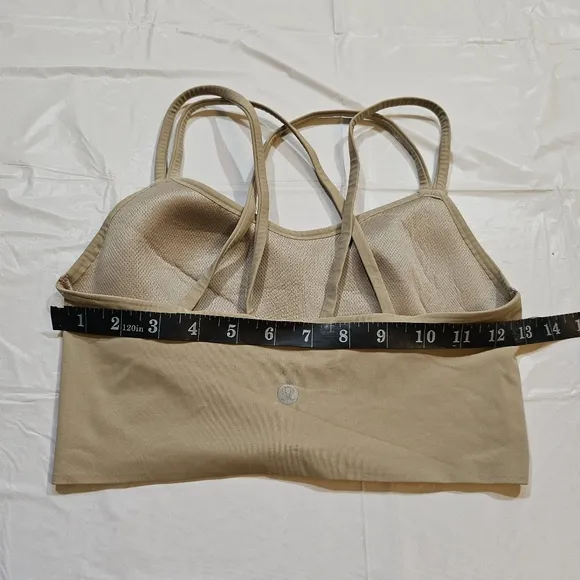 Lululemon Like a Cloud Longline Bra B/C (Almond Butter) Size 6